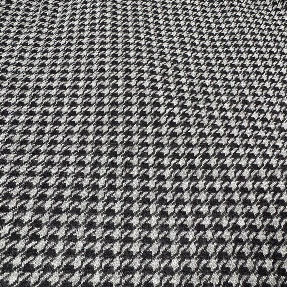 J. Jill Skirt Gray Black Houndstooth Faux Wrap A Line Ponte Women’s Small - Picture 3 of 7